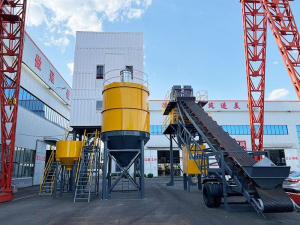 Customized concrete mixing plant